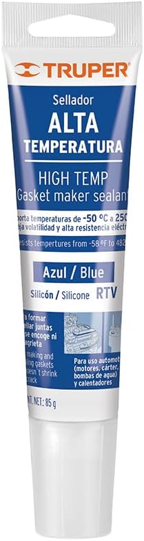 Imagen de SELLADOR DE SILICON AZUL PARA ALTAS TEMPERATURAS DE 85 GRAMOS TRUPER