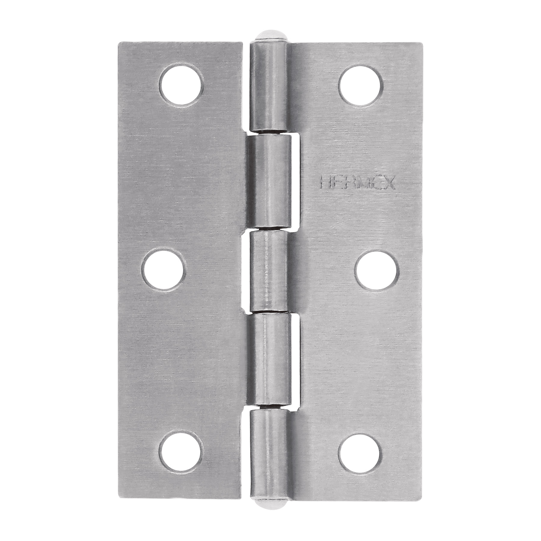 Imagen de BOLSA CON 2 BISAGRAS RECTANGULARES DE 2-1/2" EN ACERO PULIDO HERMEX