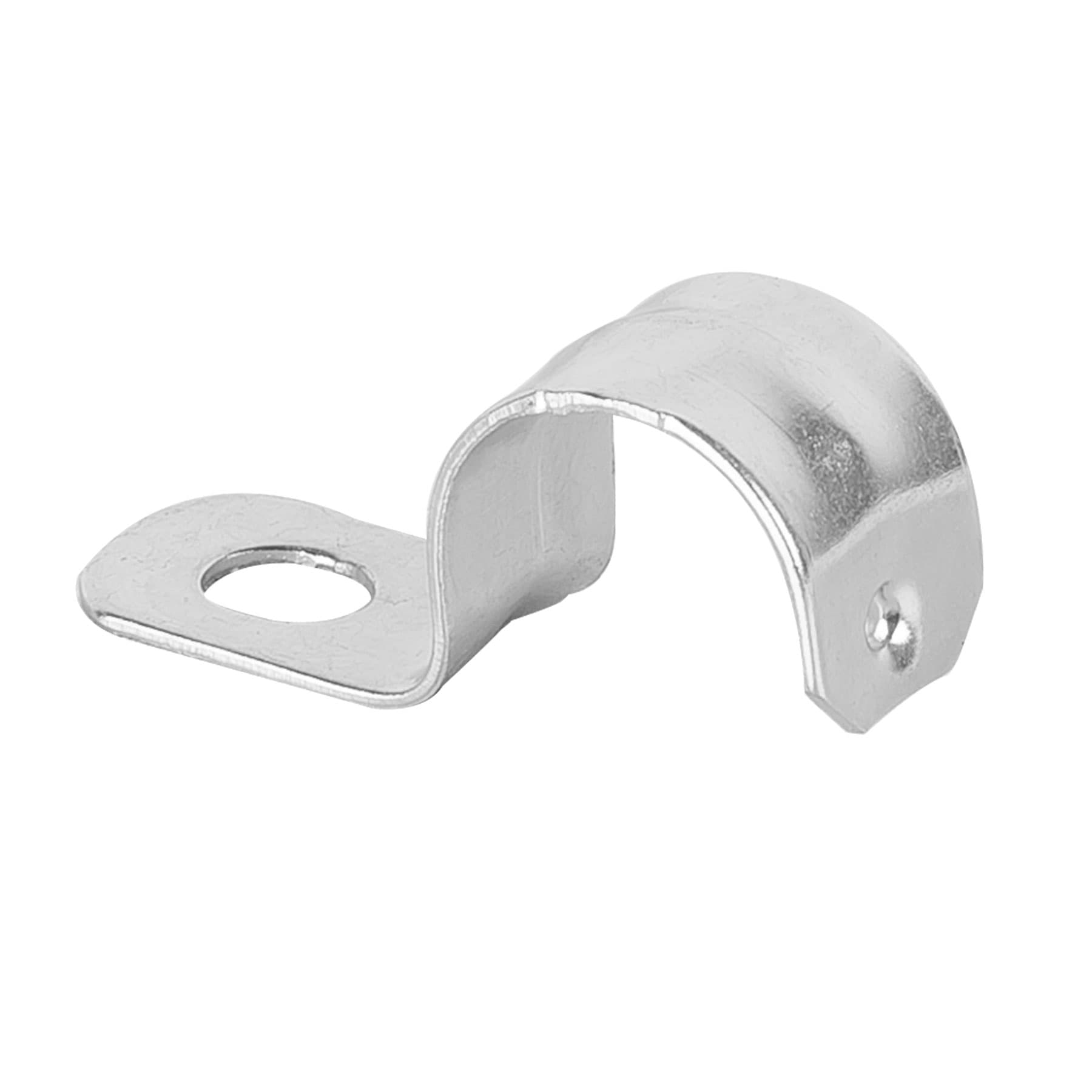 Imagen de BOLSA CON 10 ABRAZADERAS TIPO UÑA DE 1/2" PARA TUBO PARED DELGADA VOLTECK