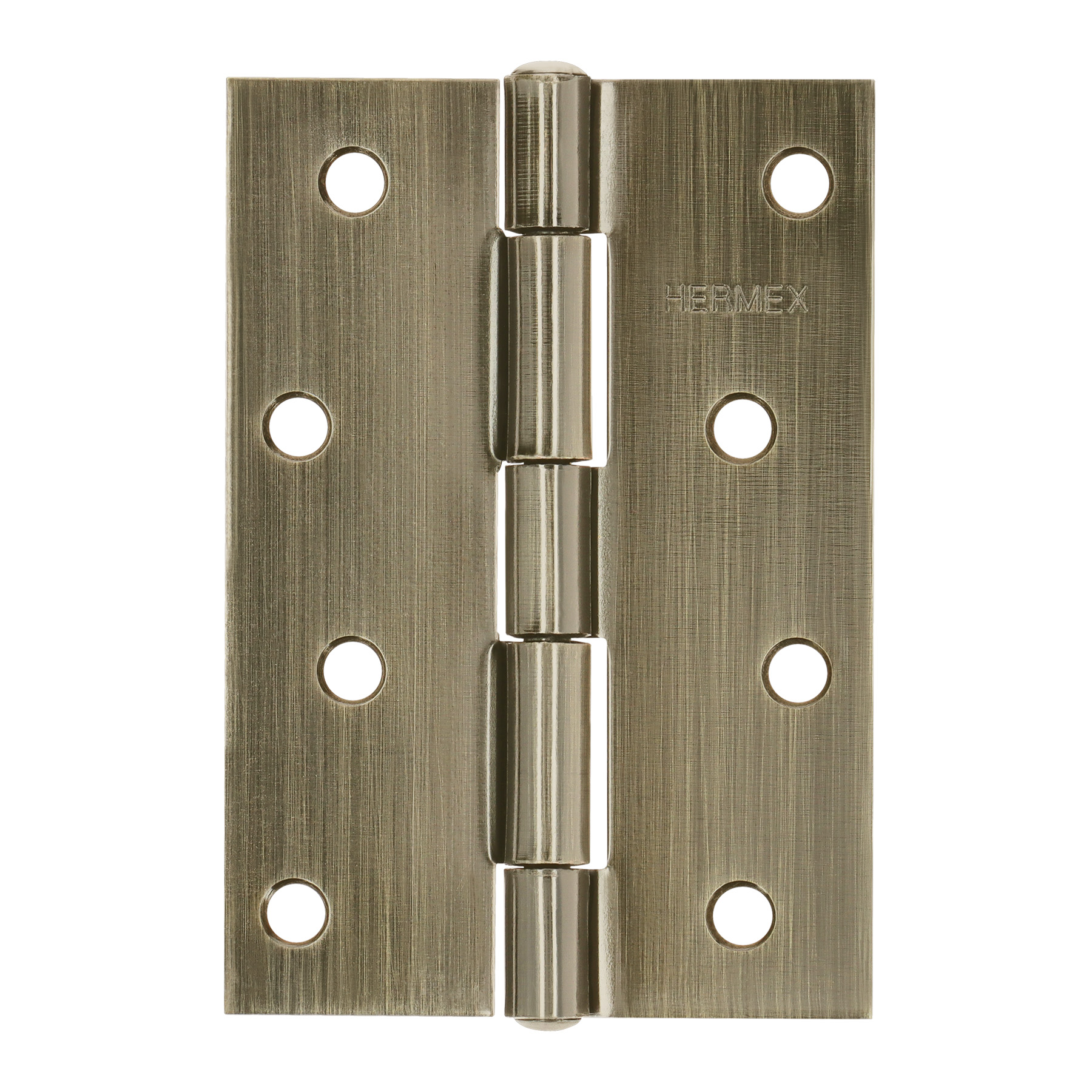 Imagen de BISAGRA RECTANGULAR DE 4" EN LATON ANTIGUO HERMEX