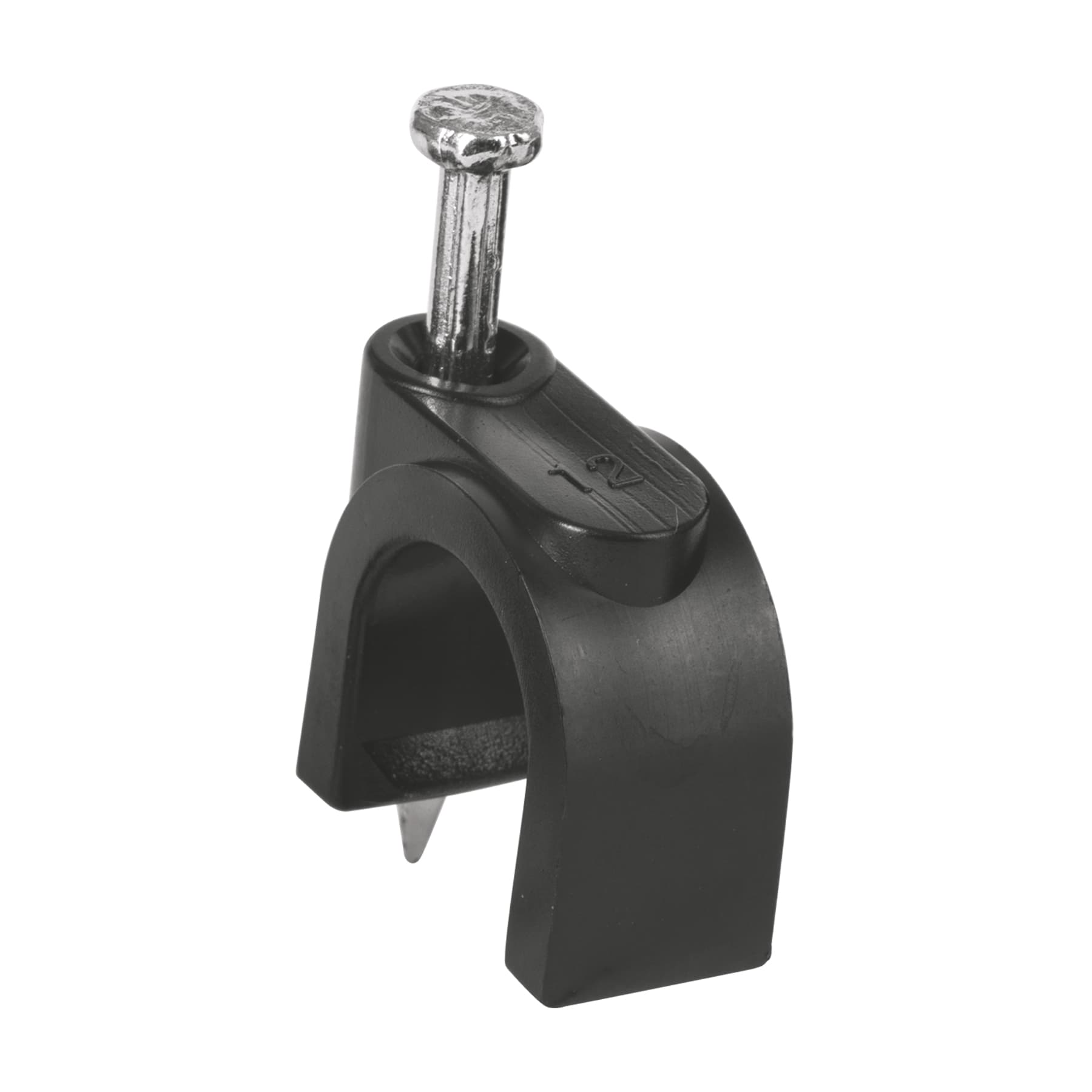 Imagen de BOLSA CON 20 GRAPAS NEGRAS DE 12 MM PARA CABLE REDONDO VOLTECK