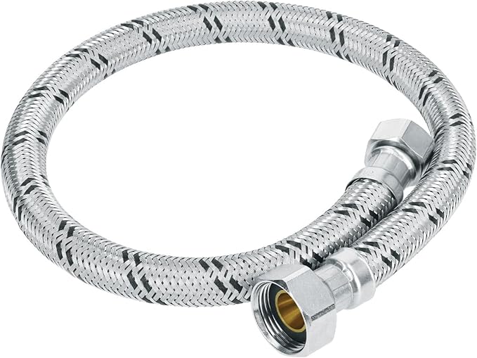 Imagen de MANGUERA PARA BOILER DE ACERO INOXIDABLE DE 1/2" X 3/4" EN 60 CMS FOSET