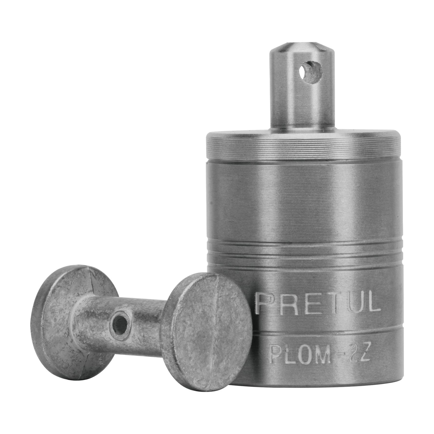 Imagen de PLOMADA METALICA DE 310 GRAMOS CON CENTRO PRETUL