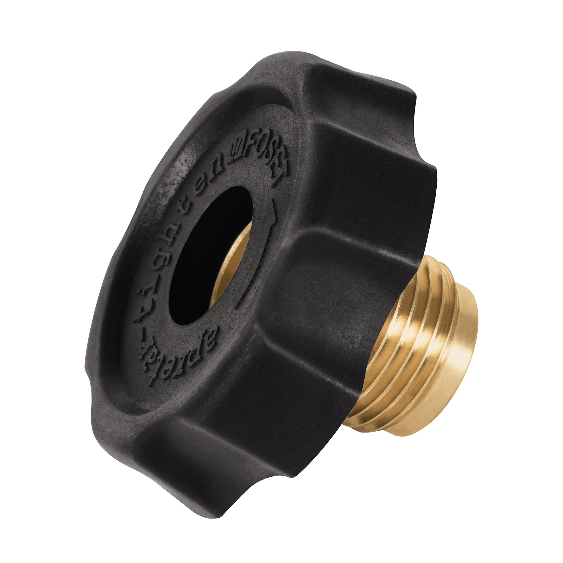 Imagen de TUERCA IZQUIERDA DE LATON DE 7/8" CON MANERAL DE PLASTICO FOSET