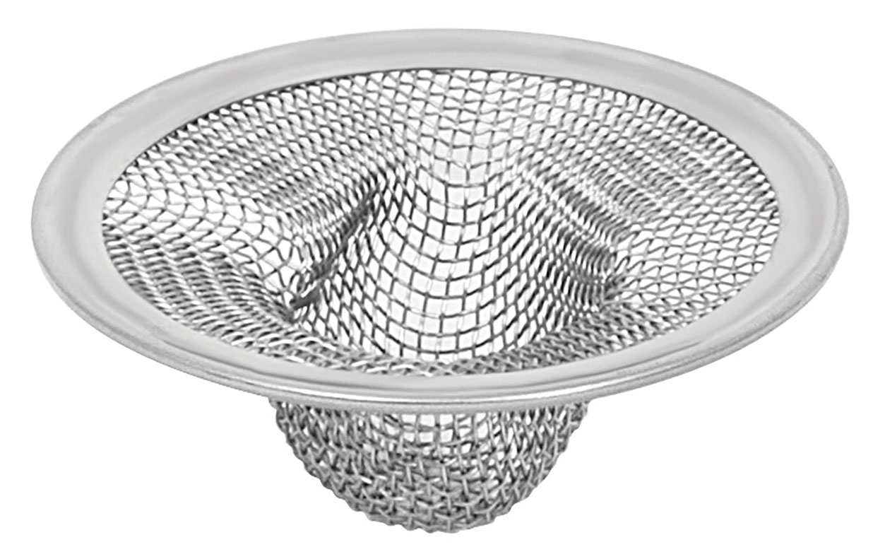 Imagen de CANASTILLA CON MALLA DE 1/2" DE ACERO INOXIDABLE PARA LAVABO FOSET