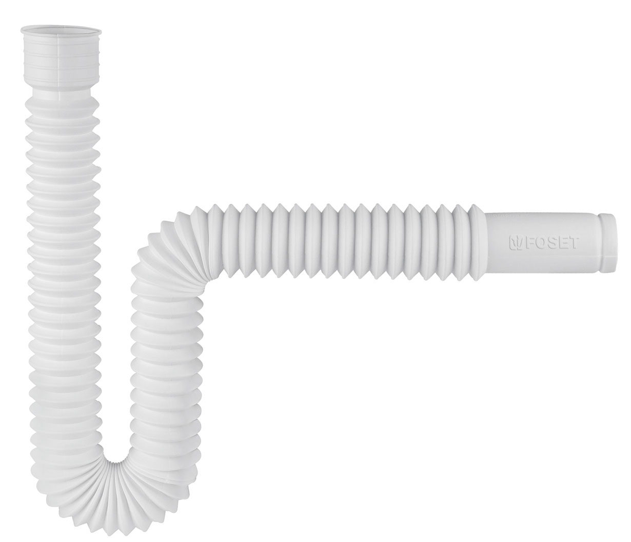 Imagen de CESPOL FLEXIBLE DE POLIETILENO BLANCO PARA LAVABO Y FREGADERO FOSET