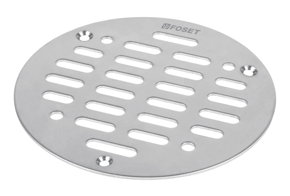 Imagen de REJILLA DE ACERO INOXIDABLE DE 5" Y CIERRE CON TORNILLOS FOSET