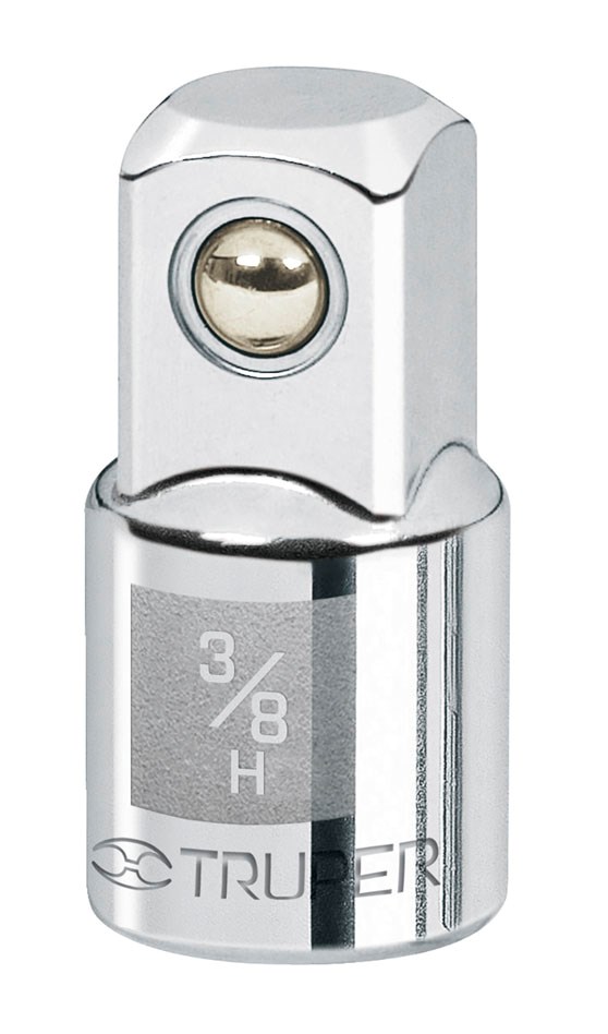 Imagen de ADAPTADOR PARA MATRACA CON CUADRO DE 3/8" A CUADRO DE 1/2" TRUPER