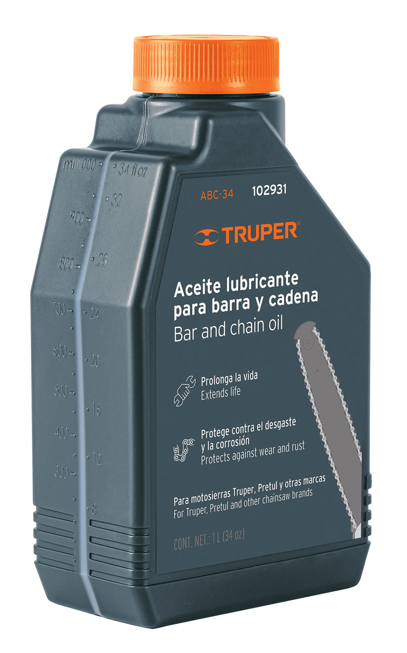 Imagen de ACEITE LUBRICANTE PARA BARRA Y CADENA DE MOTOSIERRA TRUPER