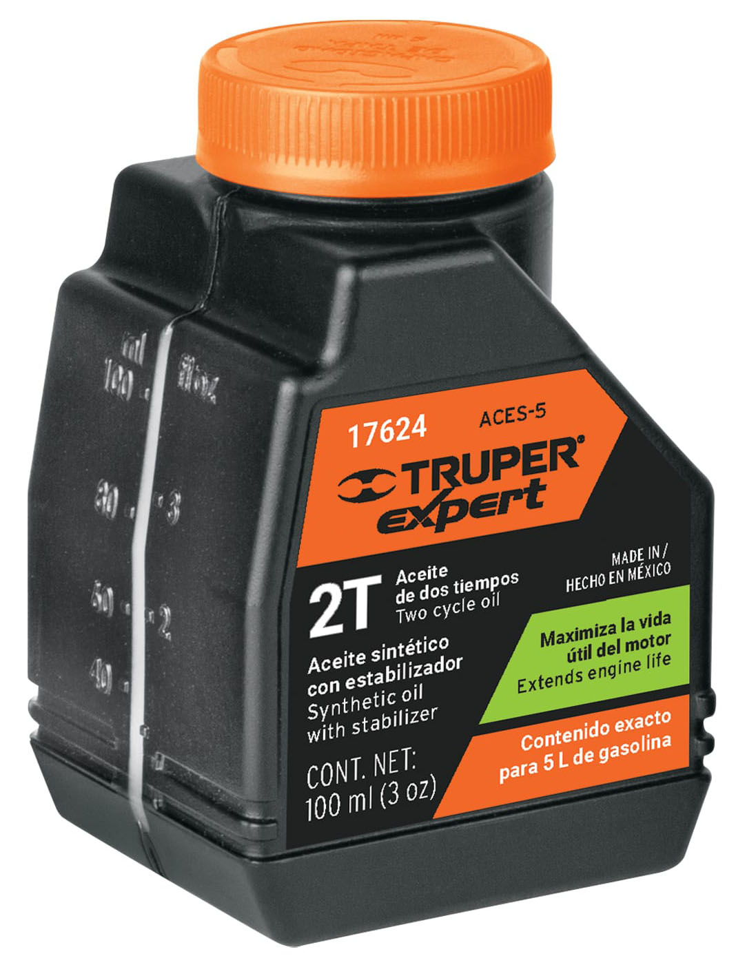 Imagen de ACEITE SINTETICO PARA MOTOR DE 2 TIEMPOS EN 100 MILILITROS TRUPER