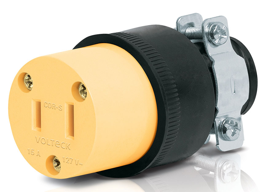 Imagen de CONTACTO INDUSTRIAL REFORZADO POLARIZADO VOLTECK