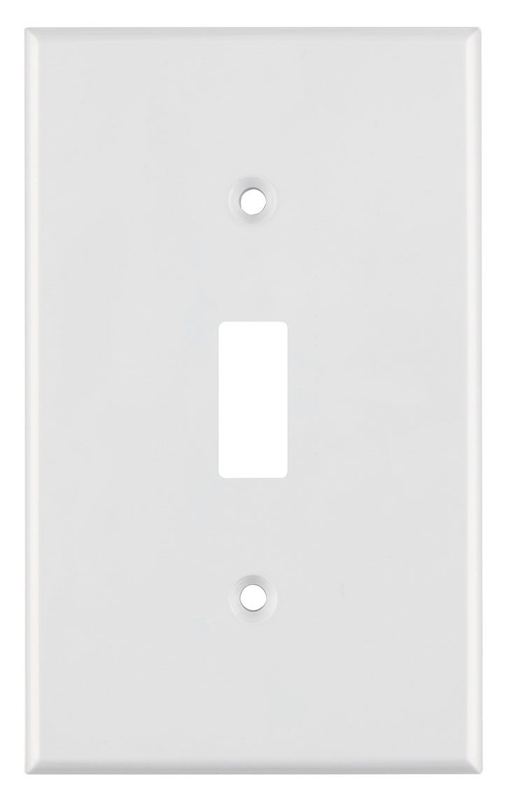 Imagen de PLACA DE ABS PARA INTERRUPTOR VERTICAL ESTANDAR EN BLANCO VOLTECK