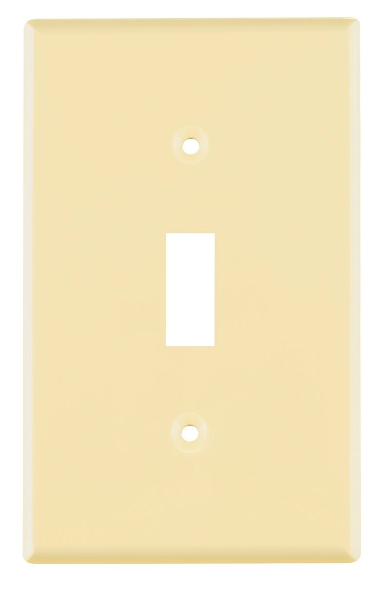Imagen de PLACA DE ABS PARA INTERRUPTOR VERTICAL ESTANDAR EN MARFIL VOLTECK