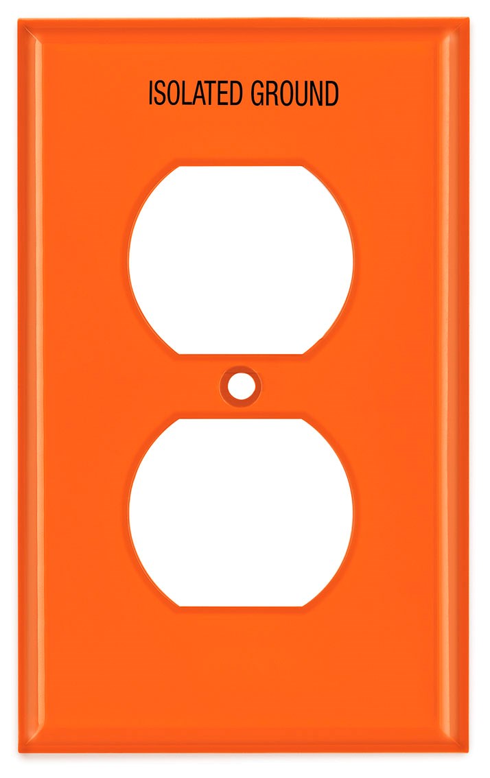 Imagen de PLACA PARA CONTACTO DUPLEX TIERRA AISLADA LINEA ESTANDAR VOLTECK