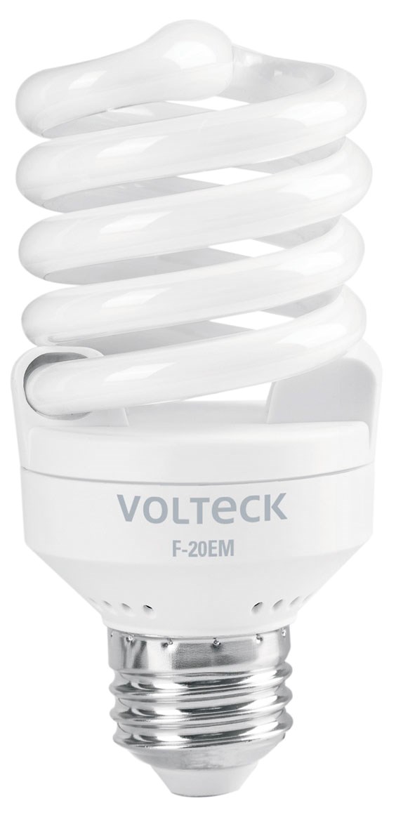 Imagen de LAMPARA ESPIRAL MINI T2 DE 20 WATTS LUZ DE DIA EN AMPOLLA VOLTECK