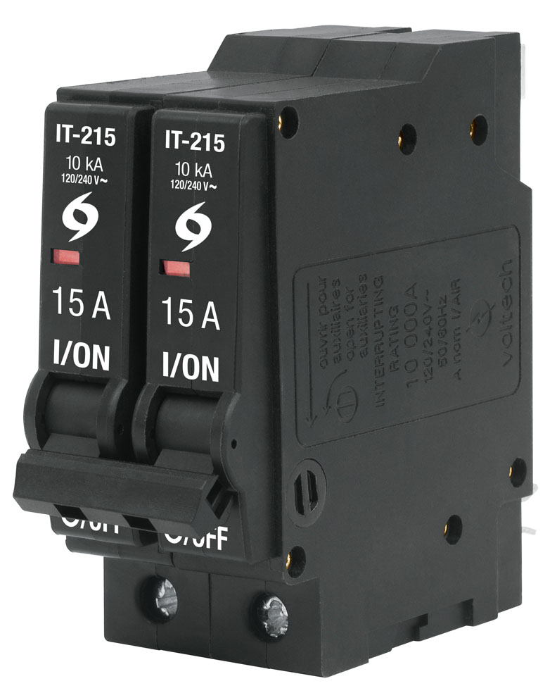 Imagen de INTERRUPTOR DE 2 POLOS DE 15 AMP ENCHUFABLE VOLTECK