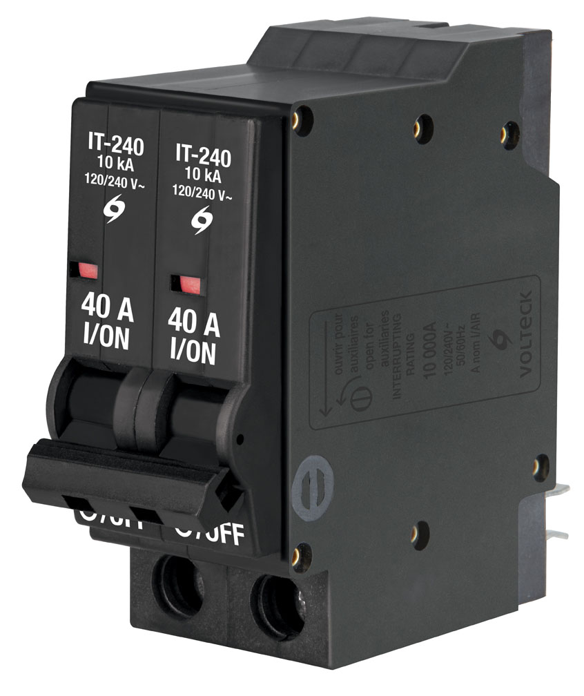 Imagen de INTERRUPTOR DE 2 POLOS DE 40 AMP ENCHUFABLE VOLTECK