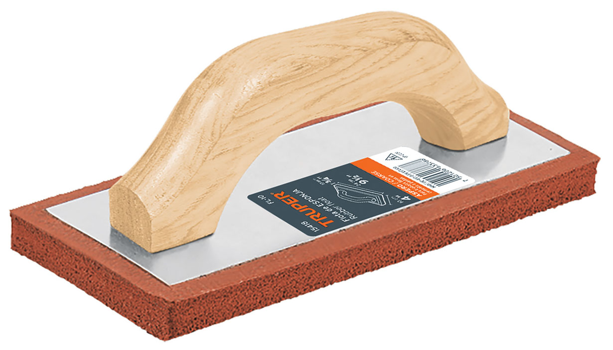 Imagen de FLOTA CON ESPONJA DE 9-1/2" EN ESPESOR DE 3/4" CON ACABADO ASPERO TRUPER