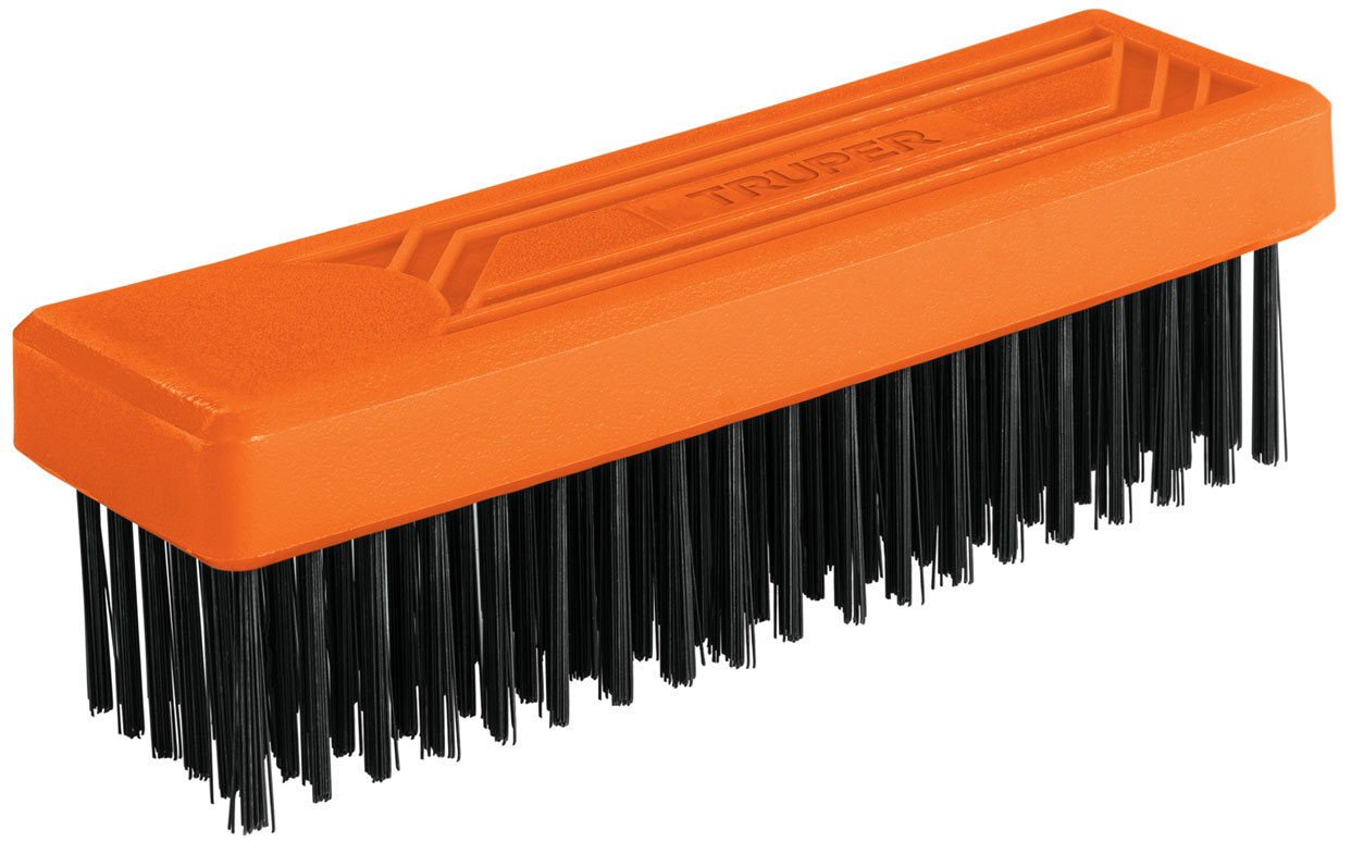 Imagen de CEPILLO RECTANGULAR DE ALAMBRE DE 114 PINCELES SIN MANGO TRUPER