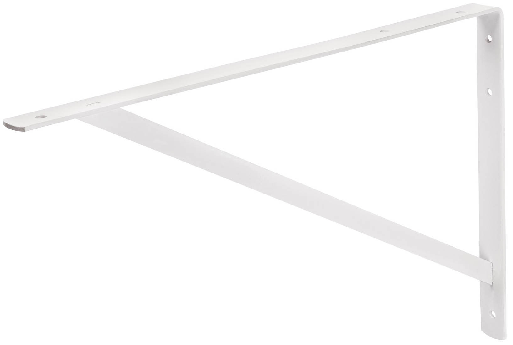 Imagen de MENSULA DE ACERO REFORZADA BLANCA DE 13" X 20" FIERO