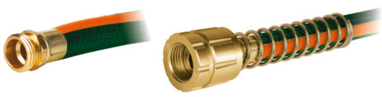 Imagen de MANGUERA DE 1/2" REFORZADA CON 3 CAPAS DE 15 MTS CON CONEXIONES DE METAL TRUPER