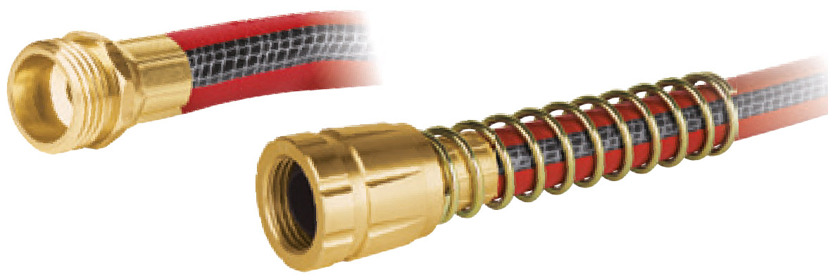 Imagen de MANGUERA DE 1/2" SUPER REFORZADA CON 4 CAPAS DE 25 MTS CON CONEXIONES METAL TRUPER