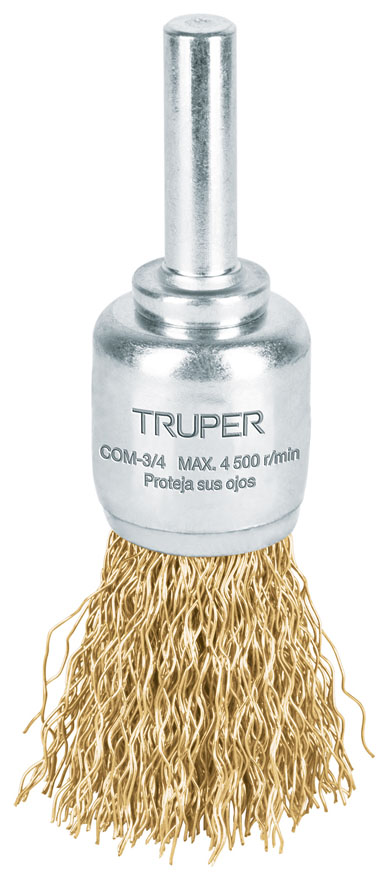 Imagen de CARDA DE COPA DE 3/4" CON ALAMBRE GRUESO PARA TALADRO TRUPER