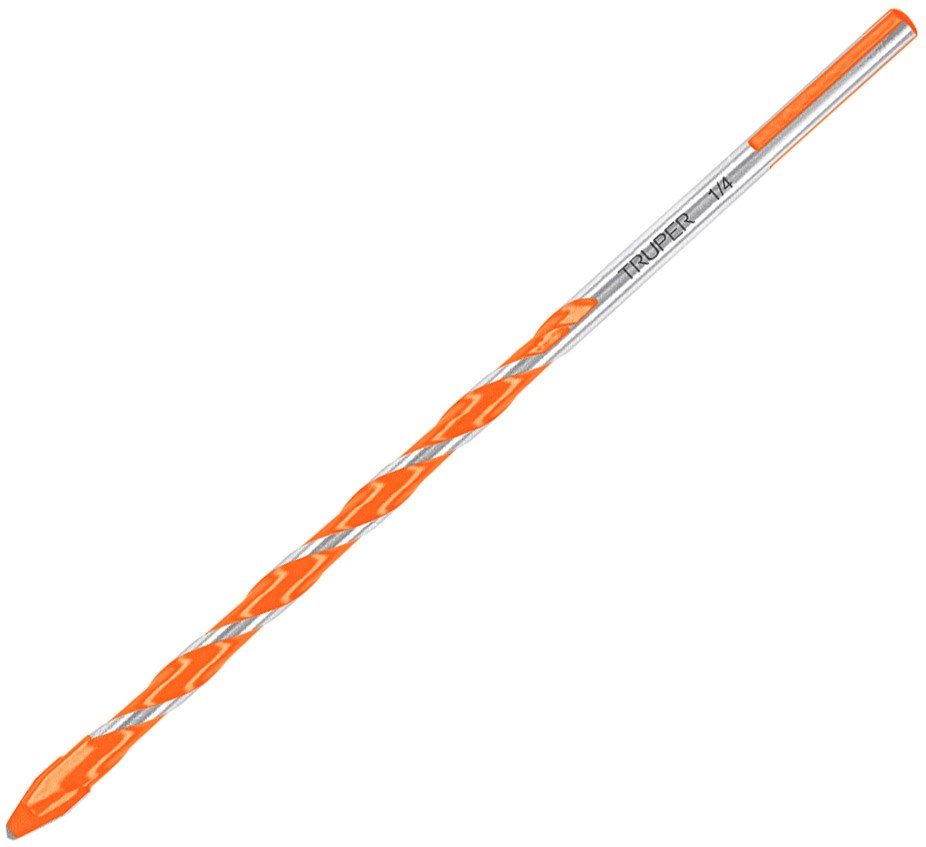 Imagen de BROCA MULTIMATERIAL DE 1/4" X 6" TRUPER