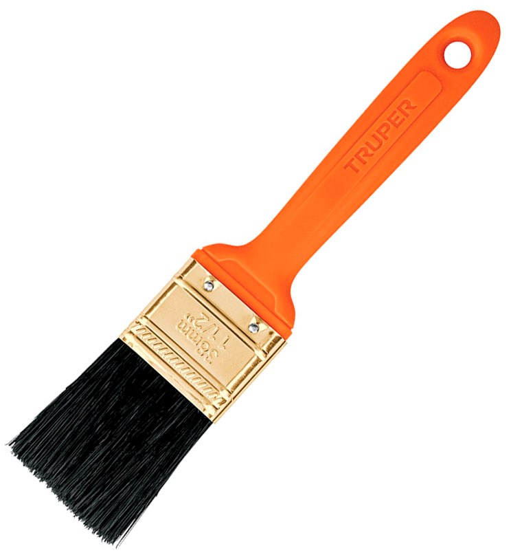 Imagen de BROCHA PROFESIONAL DE 1-1/2" CON MANGO DE PLASTICO TRUPER