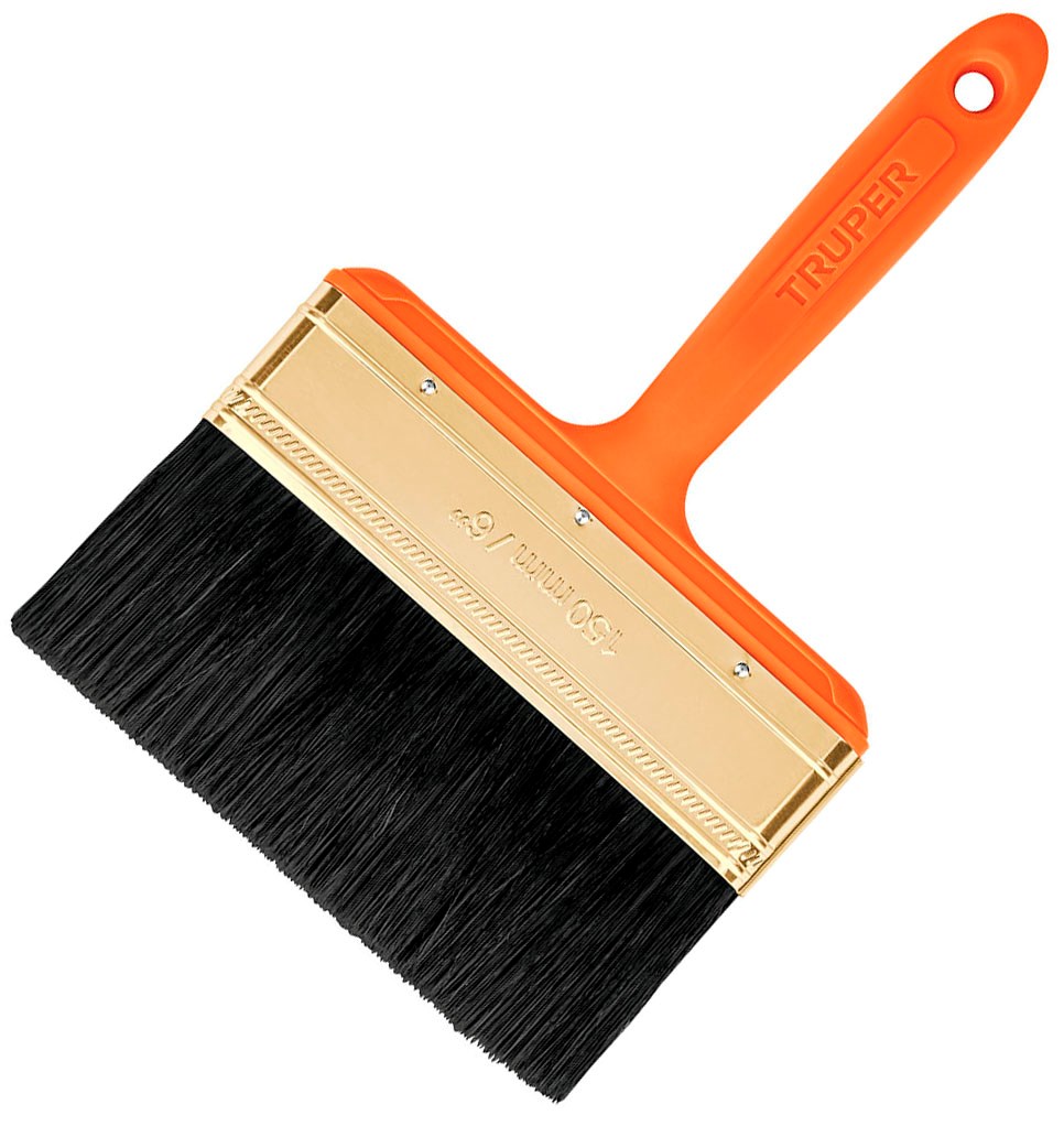 Imagen de BROCHA PROFESIONAL DE 6" CON MANGO DE PLASTICO TRUPER