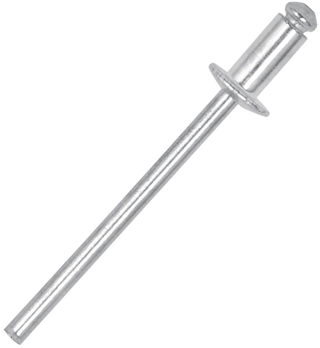 Imagen de BOLSA CON 50 REMACHES DE 1/8" X 1/8" DE ALUMINIO CON MEDIDA DE ALA DE 1/4" FIERO