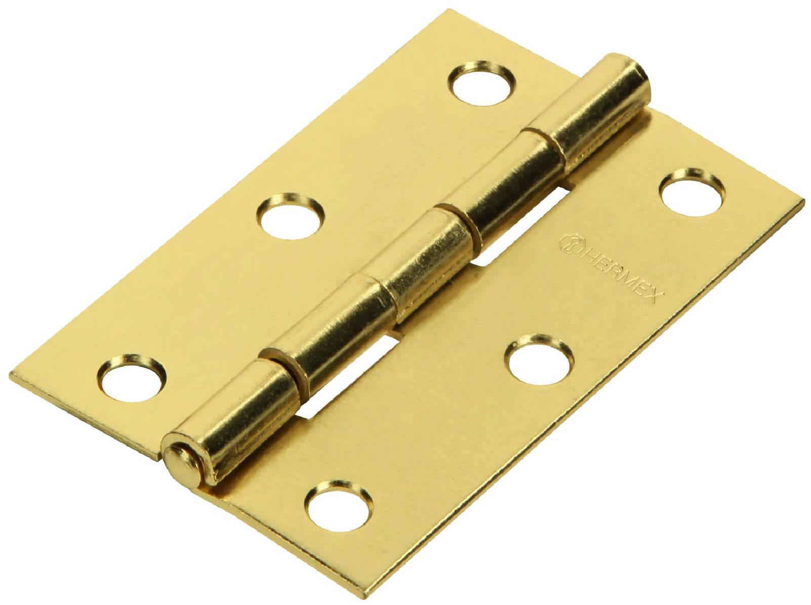 Imagen de BOLSA CON 2 BISAGRAS RECTANGULARES DE 2-1/2" EN ACERO LATONADO HERMEX