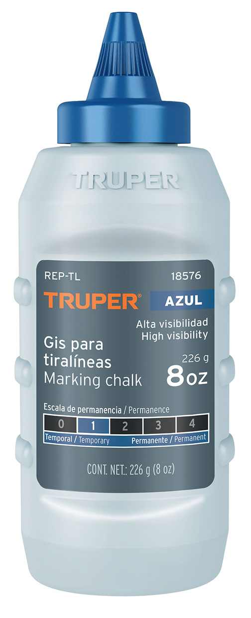 Imagen de GIS AZUL PARA TIRALINEAS CON ALTA VISIBILIDAD DE 8 ONZAS TRUPER