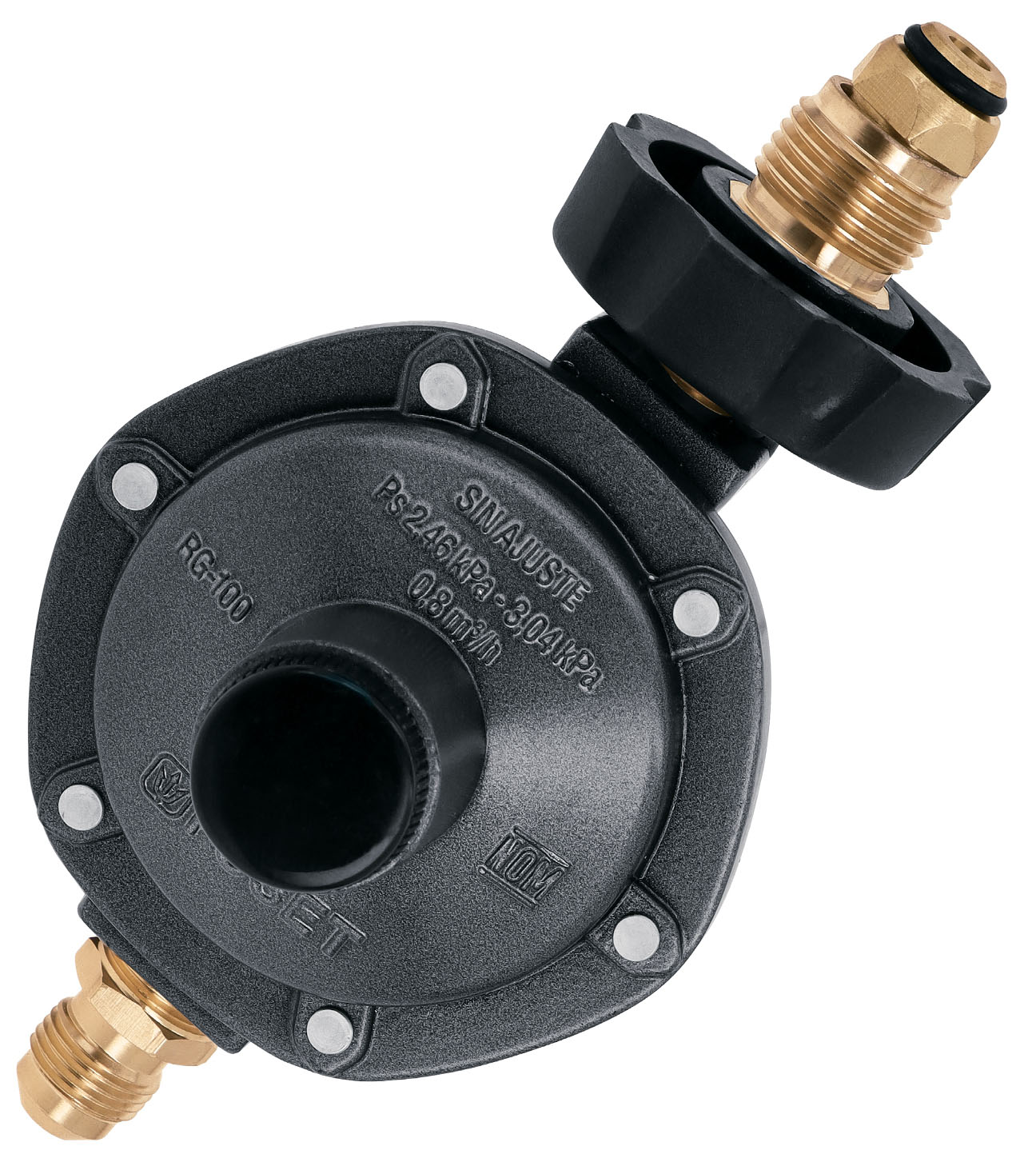 Imagen de REGULADOR DE GAS DE 1 VIA CON MANERAL DE BAJA PRESION FOSET