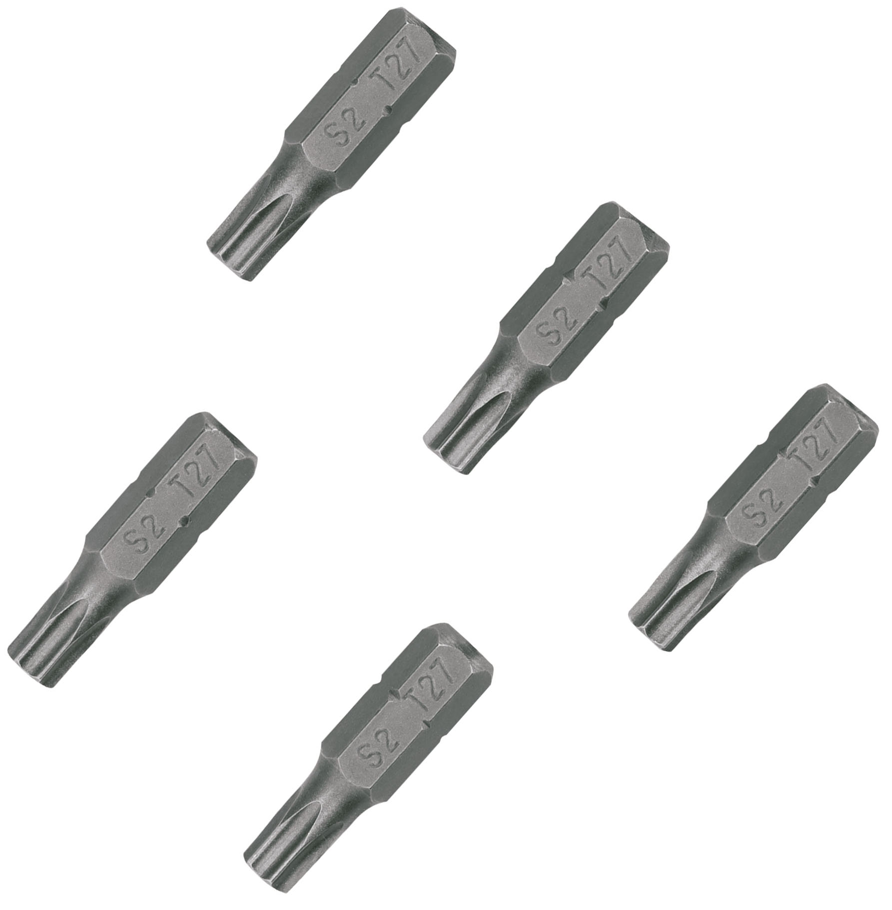 Imagen de ESTUCHE CON 5 PUNTAS TORX MODELO T-27 CON SEGURO EN LARGO DE 1" EXPERT TRUPER