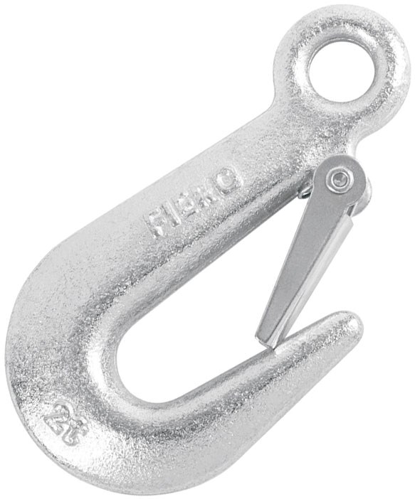 Imagen de GANCHO ESLINGA DE ACERO FORJADO DE 5/8" PARA CARGA DE 2000 KGS FIERO