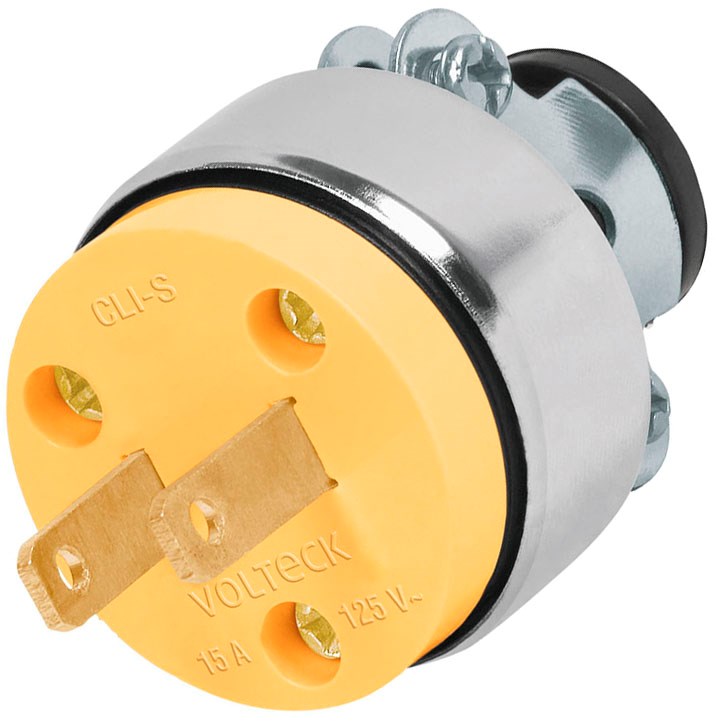 Imagen de CLAVIJA INDUSTRIAL BLINDADA POLARIZADA VOLTECK