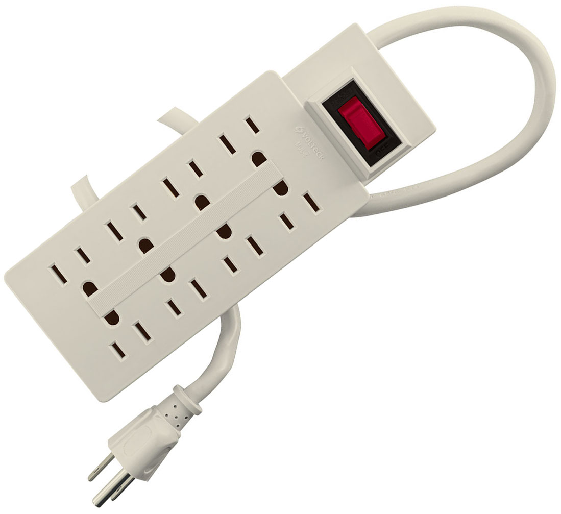 Imagen de MULTICONTACTO CALIBRE 14 AWG USO RUDO CON 8 ENTRADAS VOLTECK