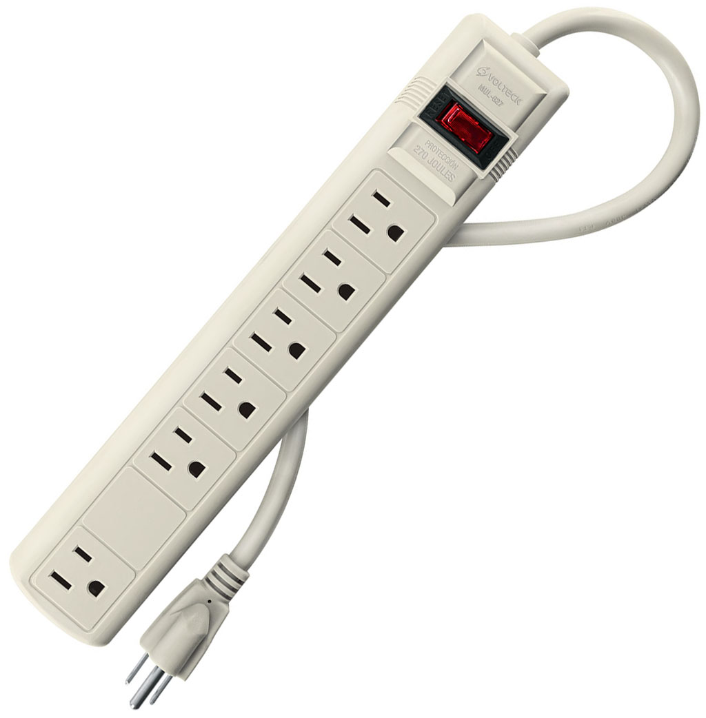 Imagen de MULTICONTACTO CALIBRE 16 AWG USO RUDO CON 6 ENTRADAS VOLTECK