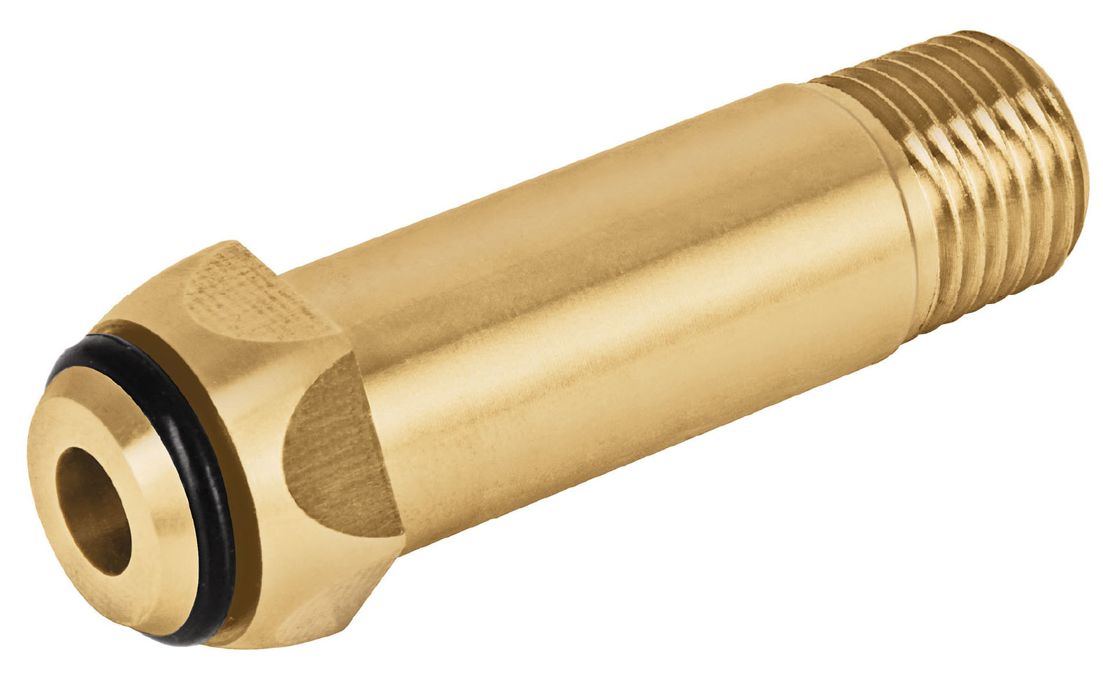 Imagen de PUNTA POL DE LATON DE 1/4" X 5 CMS DE ROSCA CON O-RING FOSET