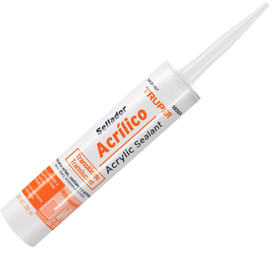 Imagen de SELLADOR ACRILICO DE 280 MILILITRO TRANSPARENTE TRUPER