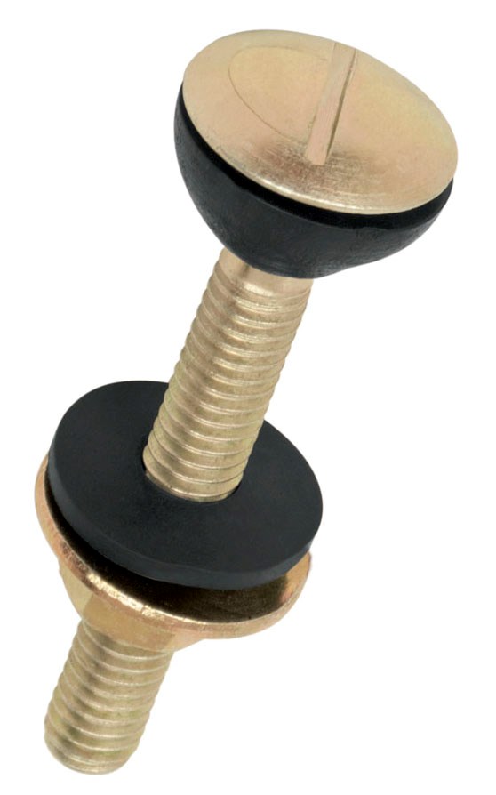 Imagen de BOLSA CON 2 TORNILLOS DE 5/16" X 70 MM PARA TANQUE DE SANITARIO A BASE FOSET