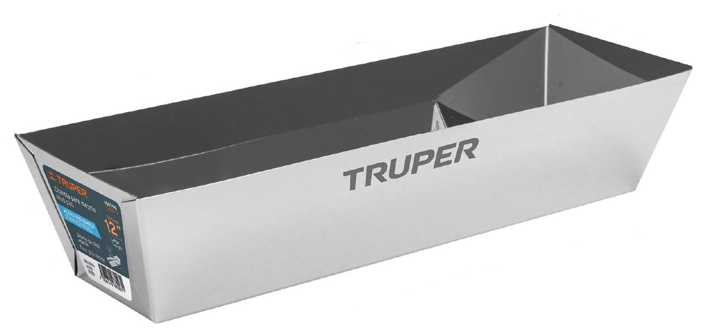 Imagen de CHAROLA DE 12" DE ACERO INOXIDABLE PARA MEZCLA TRUPER