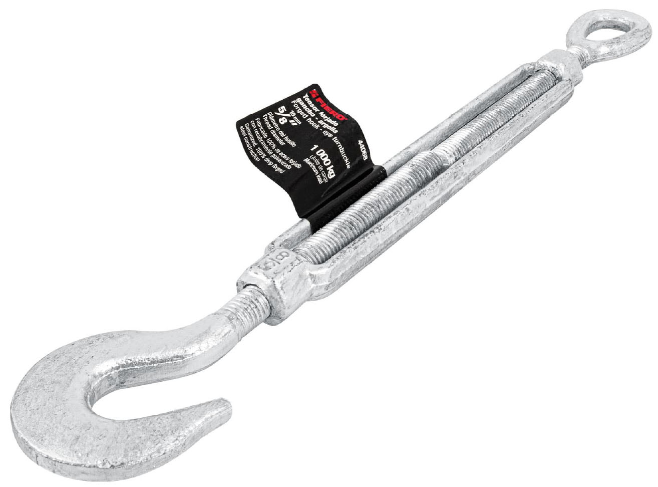 Imagen de TENSOR FORJADO DE 5/8" GANCHO-ARGOLLA FIERO