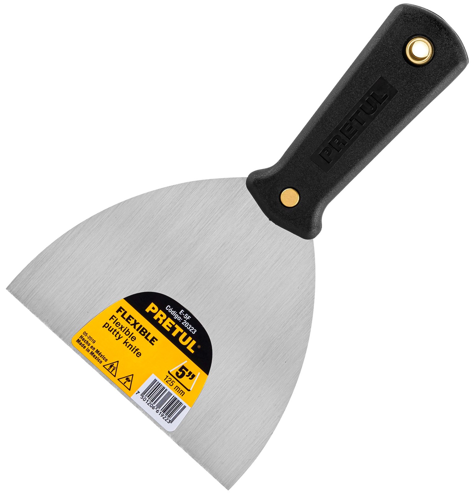 Imagen de ESPATULA FLEXIBLE DE 5" CON MANGO DE PLASTICO PRETUL