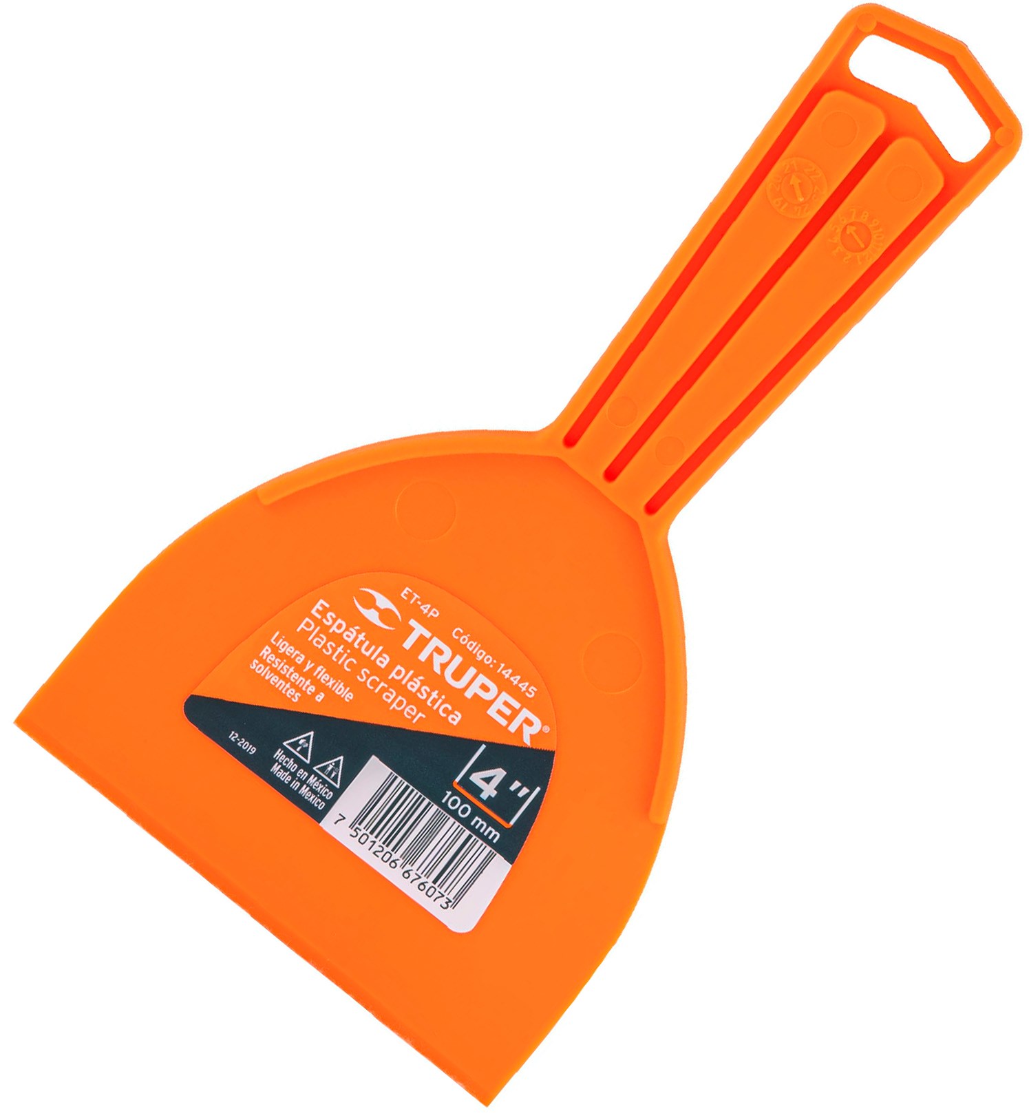 Imagen de ESPATULA PLASTICA DE 4" TRUPER