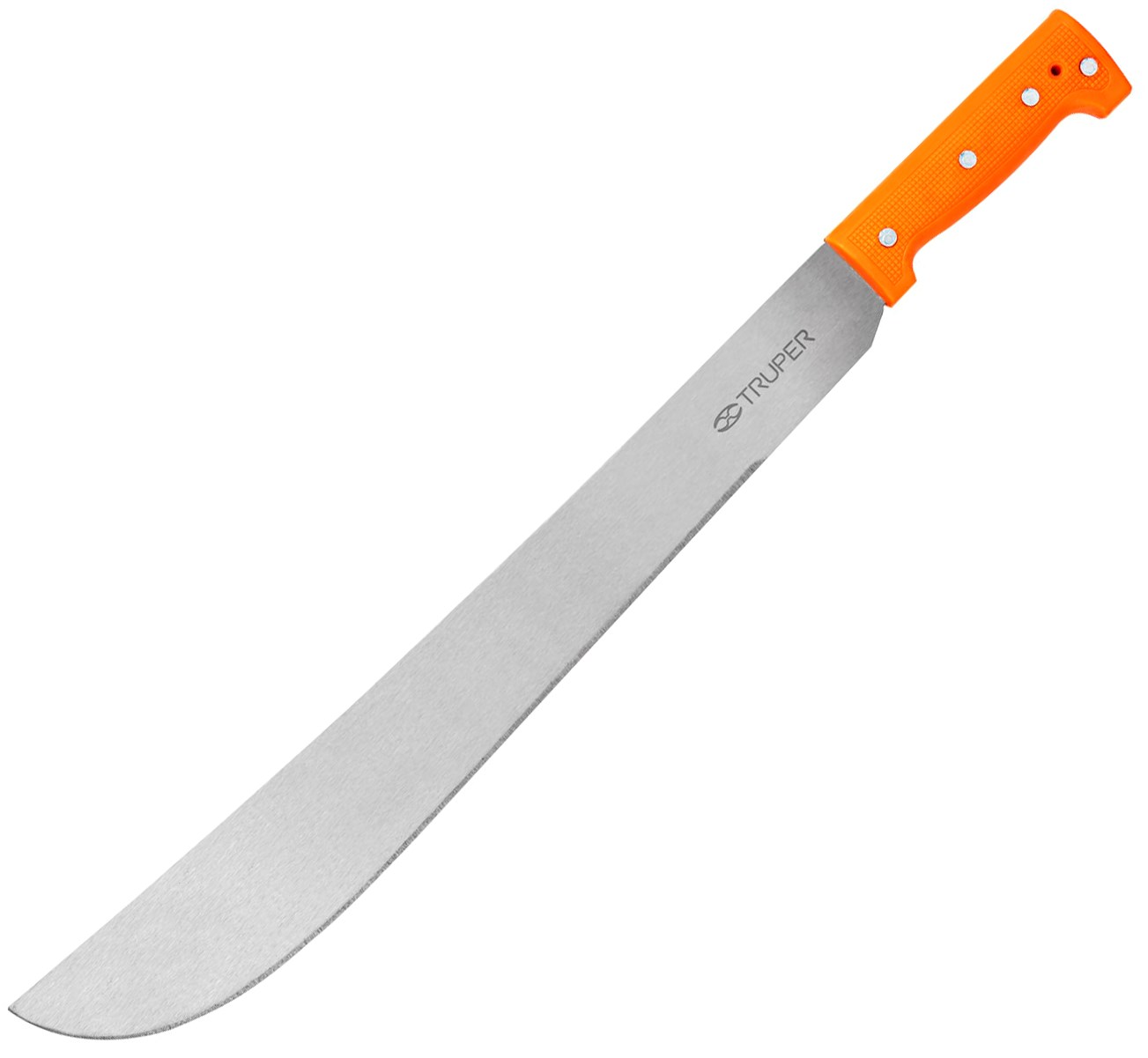 Imagen de MACHETE ESTANDAR DE 18" CON CACHA NARANJA REMACHADA TRUPER