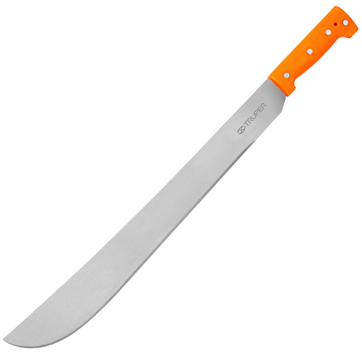 Imagen de MACHETE ESTANDAR DE 20" CON CACHA NARANJA REMACHADA TRUPER