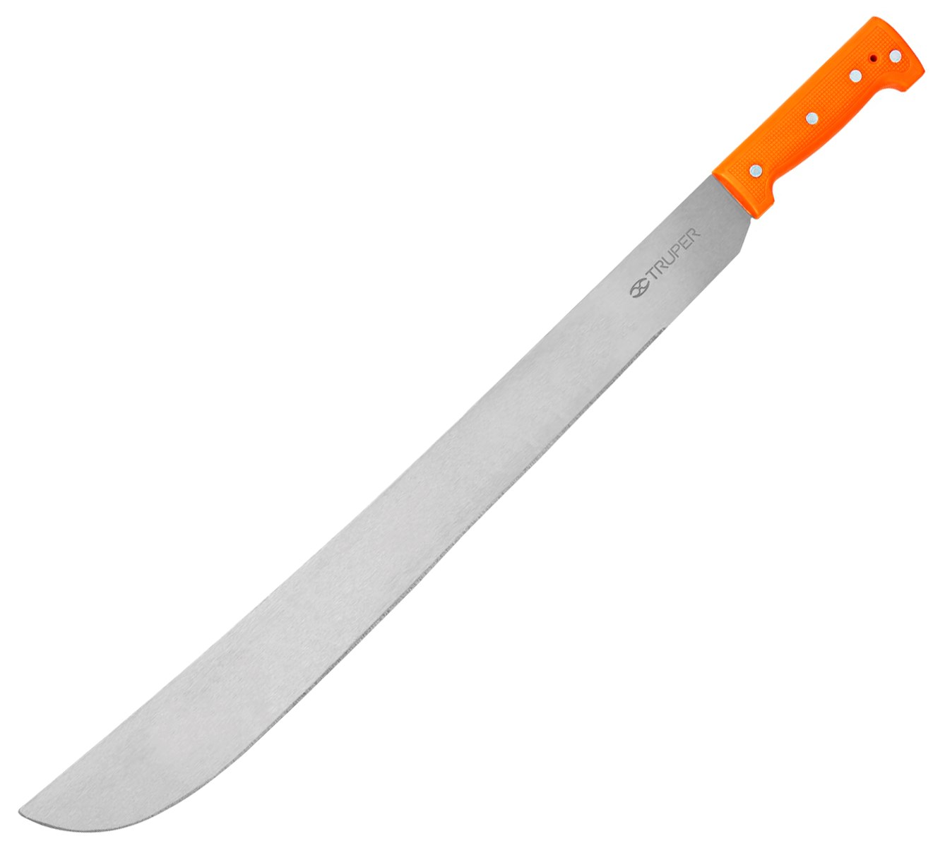 Imagen de MACHETE ESTANDAR DE 22" CON CACHA NARANJA REMACHADA TRUPER