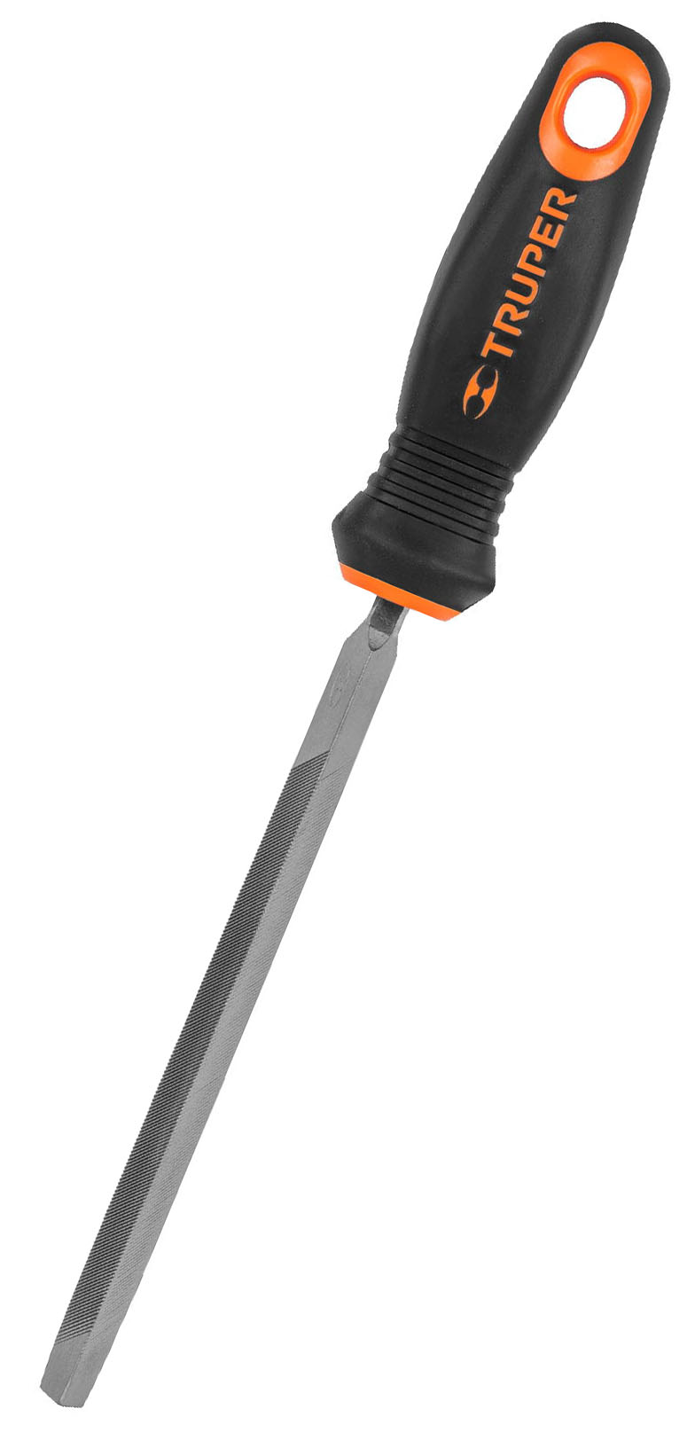 Imagen de LIMA DE TRIANGULO PESADO DE 6" CON 34 DIENTES POR PULGADA CON MANGO DE DOBLE INYECCION TRUPER